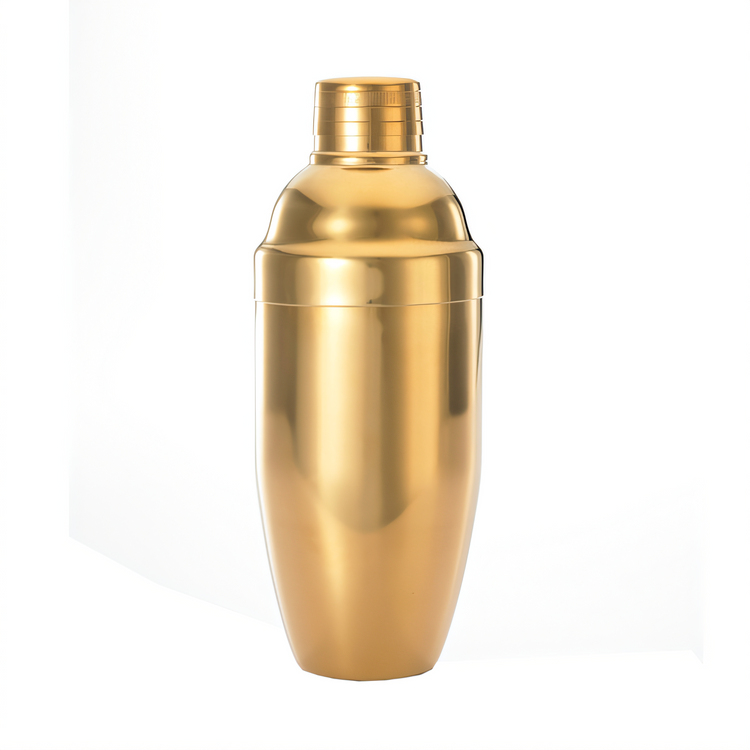 Product image #1 for Barfly Japanese 3-Piece Cocktail Shaker, 24 oz, Gold-Plated Finish