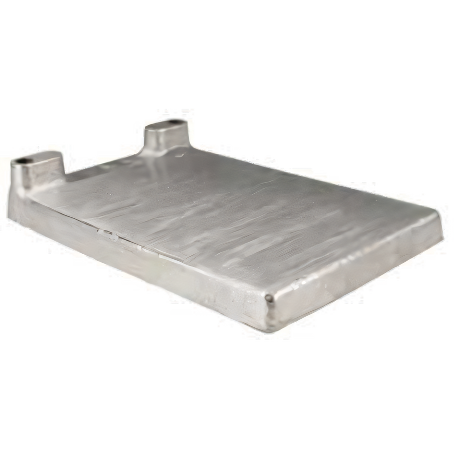 Product image #1 for 8 x 12 Inch Single-Product Cold Plate with 1/4 Inch x 12 Foot Stainless Steel Tubing