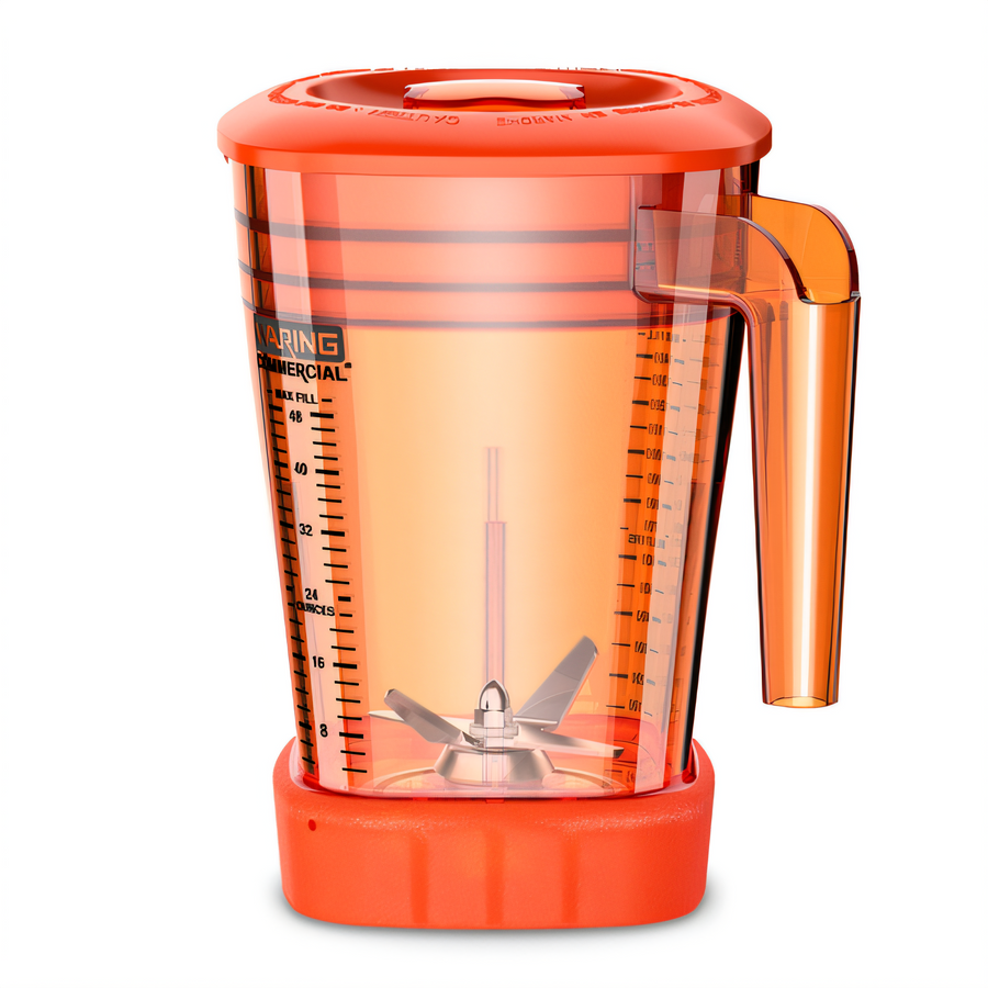 Product image #1 for Waring The Raptor 48 oz Orange BPA-Free Copolyester Blender Container Complete with Lid and Blade for Xtreme MX Series