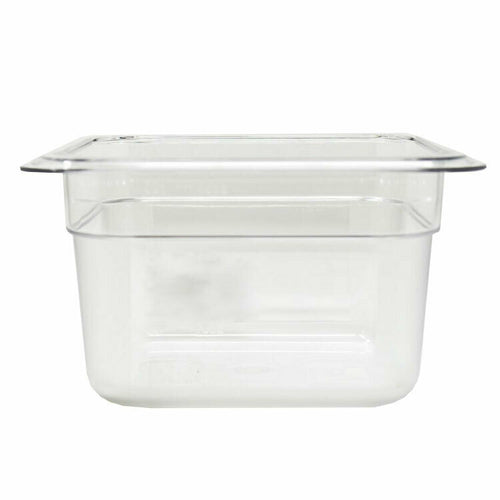 Product image #1 for Omcan USA Clear Polycarbonate 1/6 Size Food Pan, 3-15/16-Inch Deep