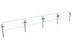 Thumbnail image #1 for Hatco Flav-R-Shield ORBIT360-144 Self-Service Sneeze Guard, 4-Bay, 144-Inch Wide
