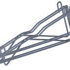 Thumbnail image #1 for Quantum DCB14GY Wall-Mount Cantilever Shelf Bracket, 14" Deep, Double-Post, Gray