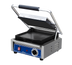 Thumbnail image #1 for Globe GSG10 Bistro Single Countertop Electric Panini Grill with Smooth Cast Iron Plates