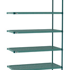 Thumbnail image #1 for Metro Super Erecta Pro PR-1872K3-74-A5 Add-On Wire Shelving Unit, 72"W x 18"D x 74"H, 5-tier, 600 lb. capacity per shelf, 2000 lb. capacity per unit
