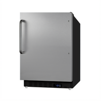 Summit Commercial One-Section Undercounter All-Freezer with Reversible Solid Door, 2.68 Cu. Ft.