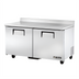 Thumbnail image #1 for True 60-Inch Two-Section Worktop Freezer with Solid Doors, Rear-Mounted Self-Contained Refrigeration, Stainless Steel