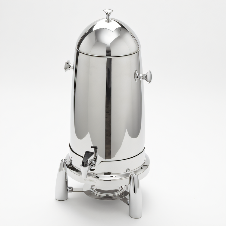 Product image #1 for Evolution 12 Qt Round Stainless Steel Coffee Urn with Faucet and Fuel Holder
