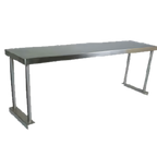 Thumbnail image #1 for John Boos Economy OS-ES-1296-X Single Stainless Steel Overshelf, Square Turndown Edge, 18 Gauge, 96W x 12D
