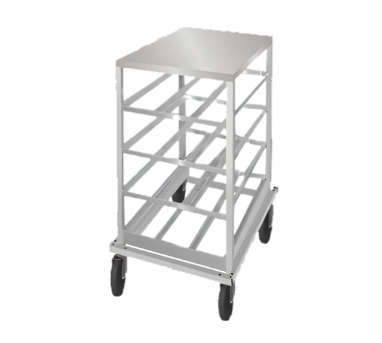 Product image #1 for Advance Tabco CRSS10-72 Low-Profile Mobile Stainless Steel Top Can Rack for #5 and #10 Cans
