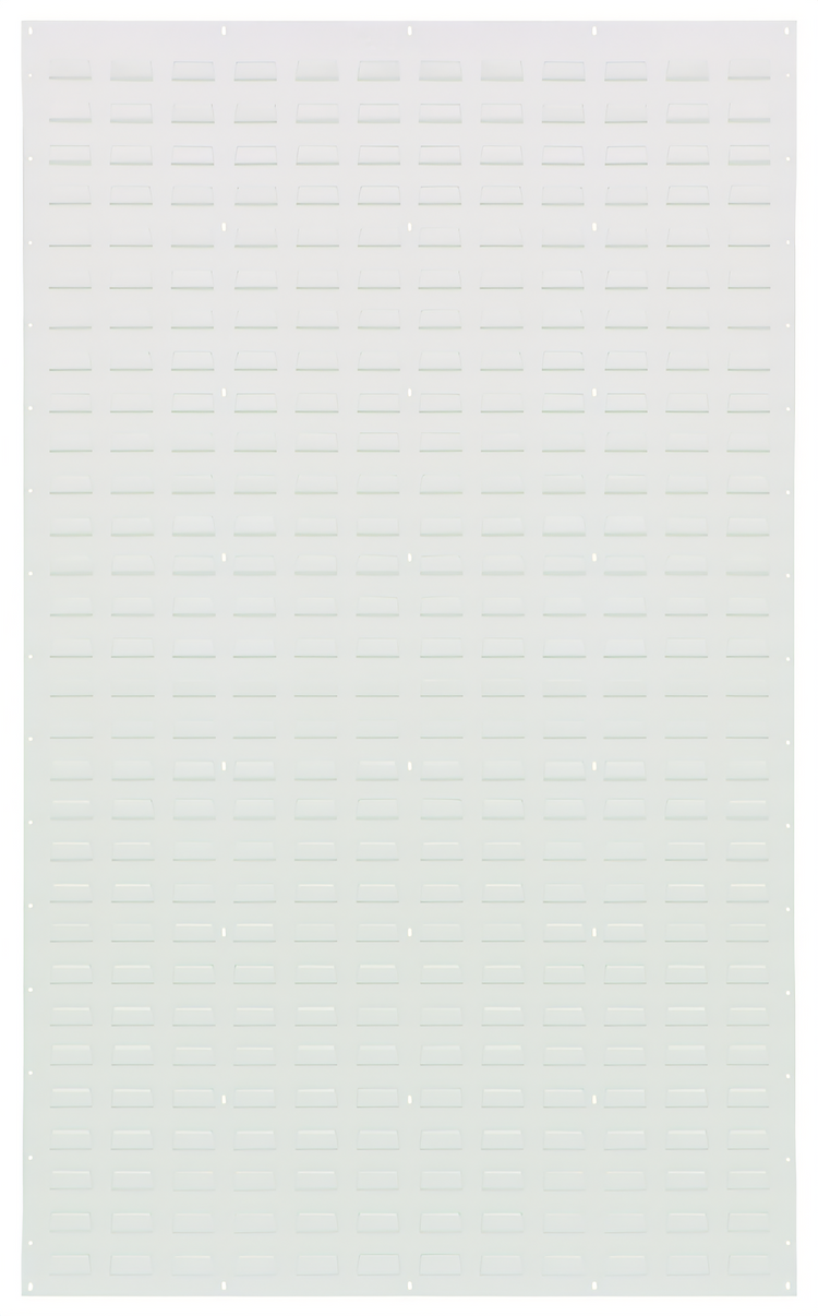 Product image #1 for Quantum Wall-Mounted Louvered Panel Starter Unit, 36 x 61 Inches, Oyster White Enamel Finish