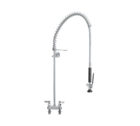 International Deck-Mounted Pre-Rinse Assembly with 4-Inch Centers, Flexible Gooseneck, 21-Inch Riser, 36-Inch Hose and Pro Spray Valve