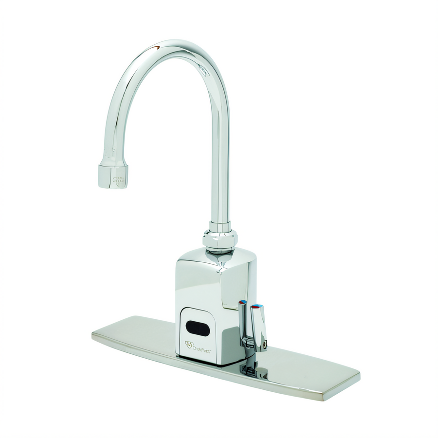Product image #1 for ChekPoint Above Deck Electronic Touchless Faucet with 8-Inch Centers and Gooseneck Spout