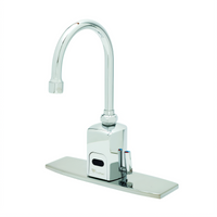 ChekPoint Above Deck Electronic Touchless Faucet with 8-Inch Centers and Gooseneck Spout