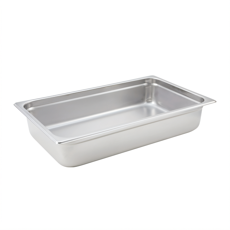 Product image #1 for Winco Full-Size 4-Inch Deep 22-Gauge Anti-Jamming Steam Table Pan