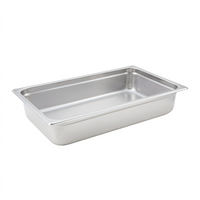 Winco Full-Size 4-Inch Deep 22-Gauge Anti-Jamming Steam Table Pan