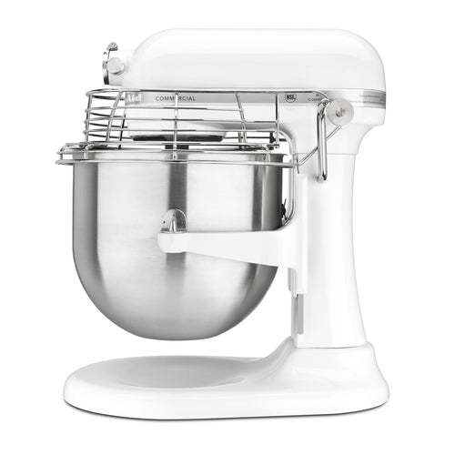 Product image #1 for KitchenAid Commercial 8-Quart Bowl-Lift Countertop Stand Mixer with Bowl Guard, White