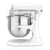 Thumbnail image #1 for KitchenAid Commercial 8-Quart Bowl-Lift Countertop Stand Mixer with Bowl Guard, White