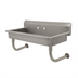 Thumbnail image #1 for Advance Tabco Wall Mounted ADA Compliant Stainless Steel Service Sink with Faucet Holes, 40 x 19-3/4 Inch