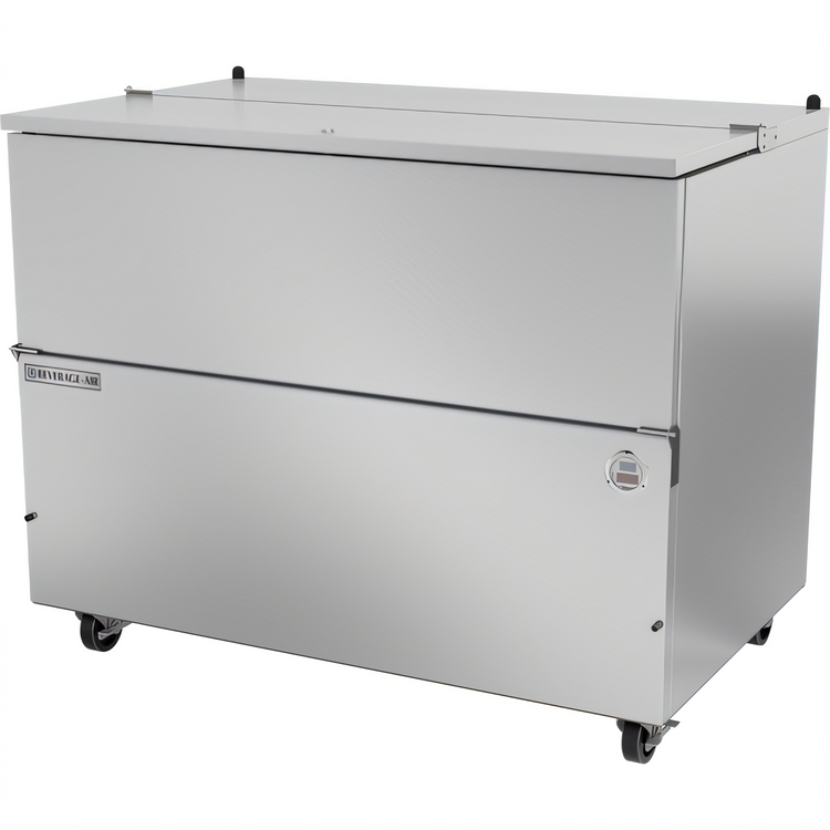 Product image #1 for Beverage-Air Single Access Cold Wall School Milk Cooler, 49-Inch, 20.32 Cu. Ft., Stainless Steel