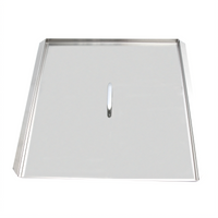 Stainless Steel Frypot Cover for 18 x 18-1/2 Inch Frypots