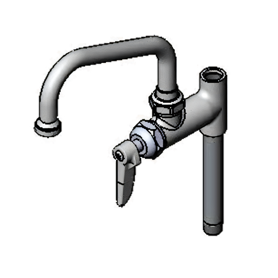 Product image #1 for Pre-Rinse Add-On Faucet with 6 Inch Swing Nozzle and 5 Inch Nipple