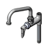 Thumbnail image #1 for Pre-Rinse Add-On Faucet with 6 Inch Swing Nozzle and 5 Inch Nipple