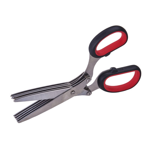 Product image #1 for Winco Multi-Blade Herb Shears, 7-3/4 Inch, 5 Stainless Steel Blades
