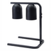 Thumbnail image #1 for Winco Electric Freestanding Twin-Bulb Heat Lamp with 3-Position Adjustable Height, 500W, 120V