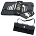 Thumbnail image #1 for Mercer Culinary 17-Pocket Soft Knife Roll Bag with Hard PVC Lining, Black