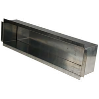 Micro Matic 23-Inch Galvanized Thru-The-Wall Beer Dispenser Shadow Box with 4-Inch Short Sleeve