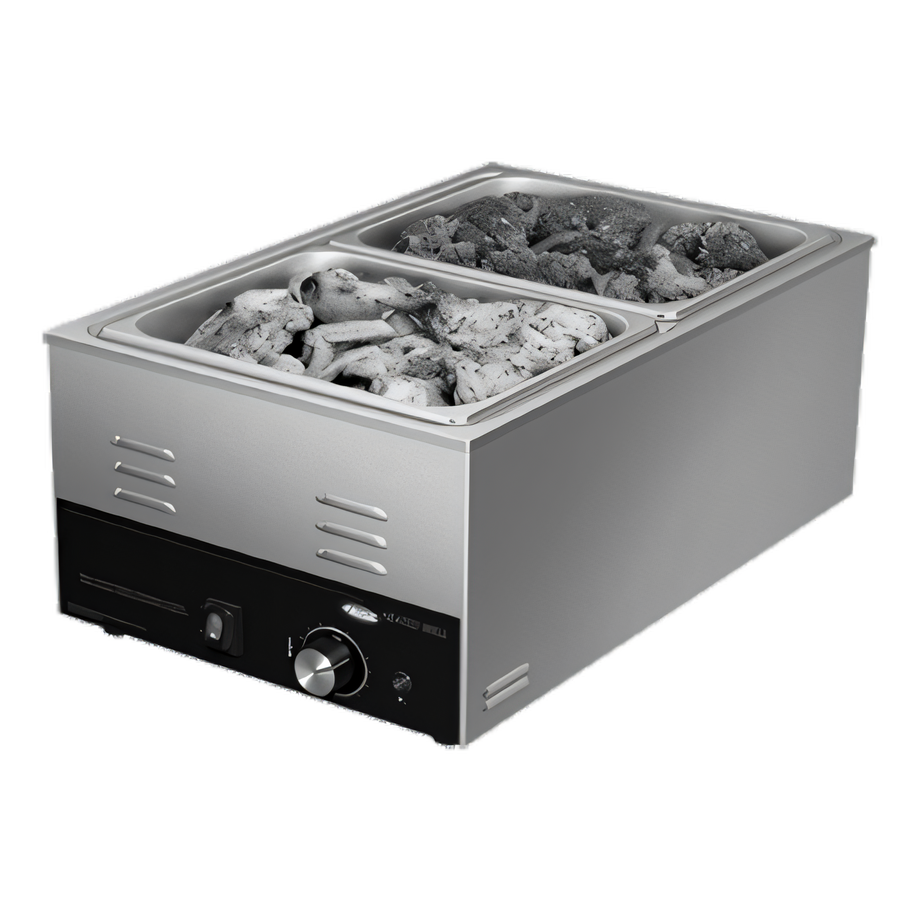 Product image #1 for Hatco HW-FUL Countertop Heated Well Food Warmer, Full-Size Pan, Wet/Dry, 120V