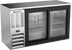 Thumbnail image #1 for Beverage-Air 58-Inch Two-Section Refrigerated Back Bar Storage Cabinet with Sliding Glass Doors