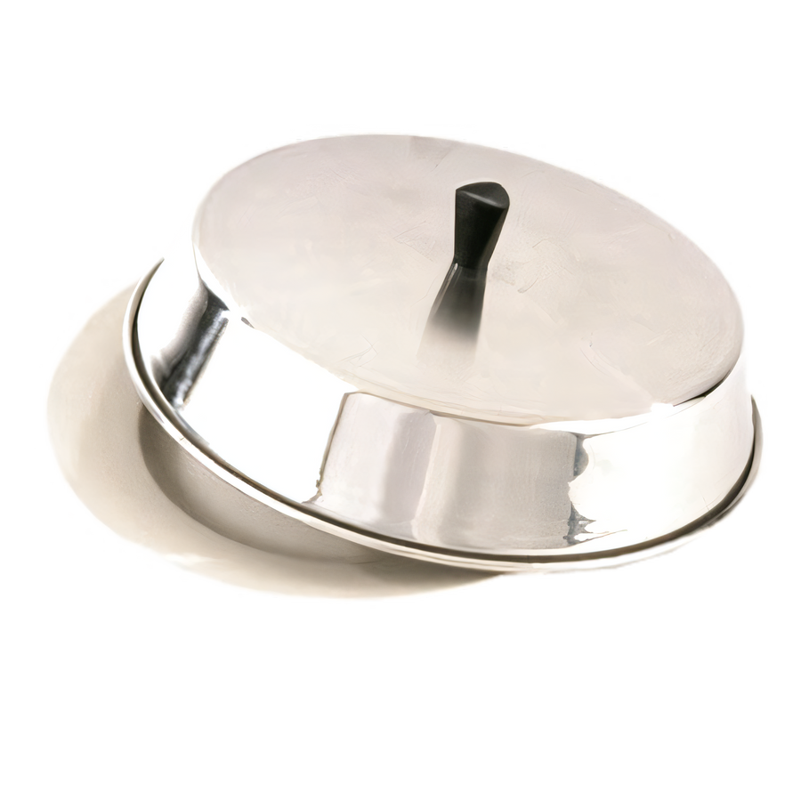 Product image #1 for Crestware 10 Inch Stainless Steel Basting Cover with Tall Bakelite Knob