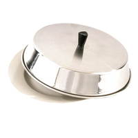 Crestware 10 Inch Stainless Steel Basting Cover with Tall Bakelite Knob