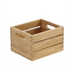 Thumbnail image #1 for American Metalcraft Rectangular Bamboo 1-Section Condiment Caddy