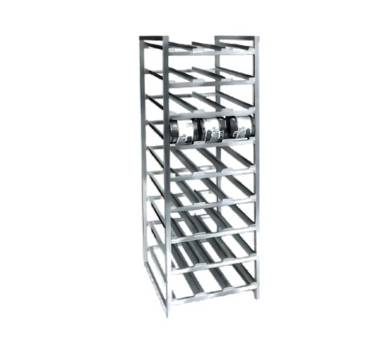 Product image #1 for Channel Manufacturing Standard Series Full-Size Stationary Aluminum Can Rack for #10 and #5 Cans