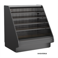 Fusion® Countertop Refrigerated Self-Service Display Case, Flat Profile, Remote DX, 148-1/2