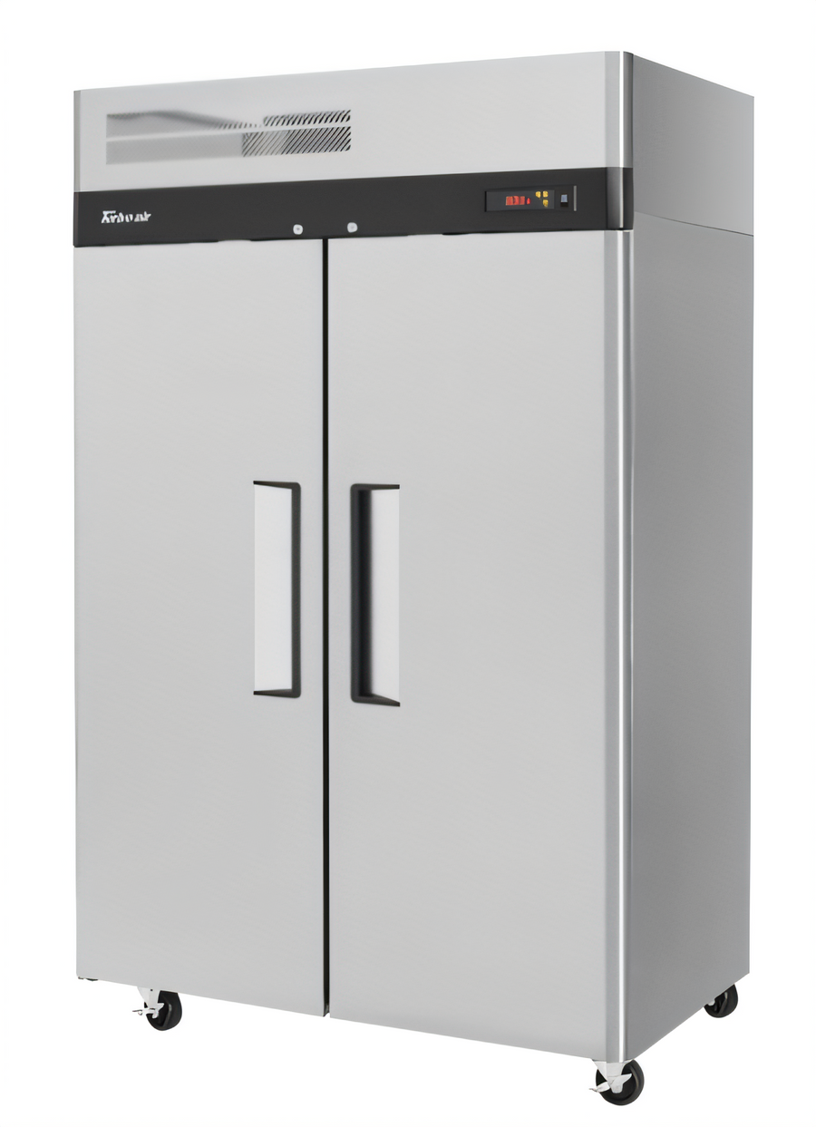 Product image #1 for Turbo Air M3 Series 2-Section Pass-Thru Heated Holding Cabinet with Solid Doors and Universal Tray Slides