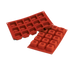 Thumbnail image #1 for Red Square Savarin Silicone Mold with 15 Sections