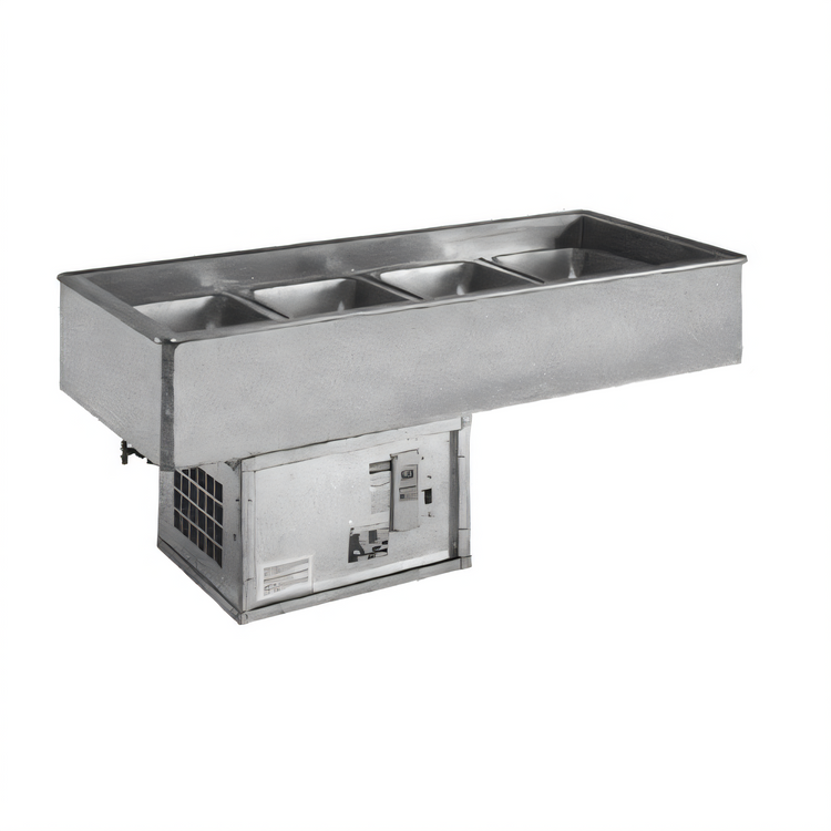Product image #1 for Atlas Metal RM-5 5-Pan Self-Contained Refrigerated Drop-In Cold Well