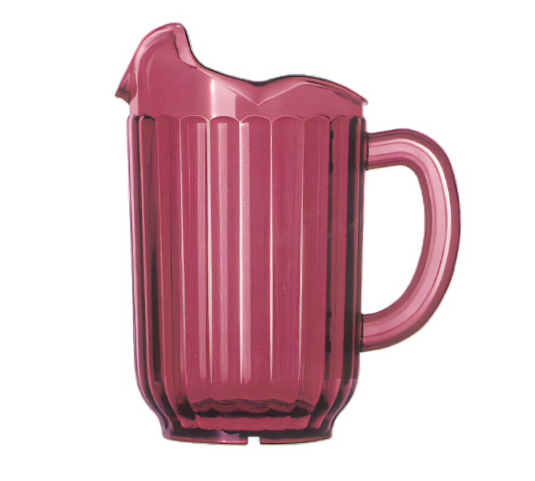 Product image #1 for Vollrath Tuffex™ I 60 oz Ruby Red Polycarbonate Three-Lipped Water Pitcher