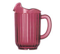 Vollrath Tuffex™ I 60 oz Ruby Red Polycarbonate Three-Lipped Water Pitcher