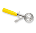 Thumbnail image #1 for Hamilton Beach Commercial #20 Thumb Press Disher with Yellow Color-Coded Handle and Stainless Steel Bowl