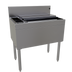 Thumbnail image #1 for Glastender 30-Inch Stainless Steel Underbar Combo Ice Bin/Cocktail Unit with Left 3-Bottle Storage