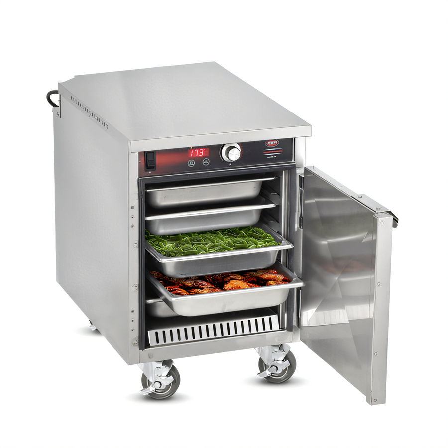 Product image #1 for Handy Line Mobile Undercounter Heated Holding Cabinet, 1 Compartment, 5 Full-Size Pan Capacity