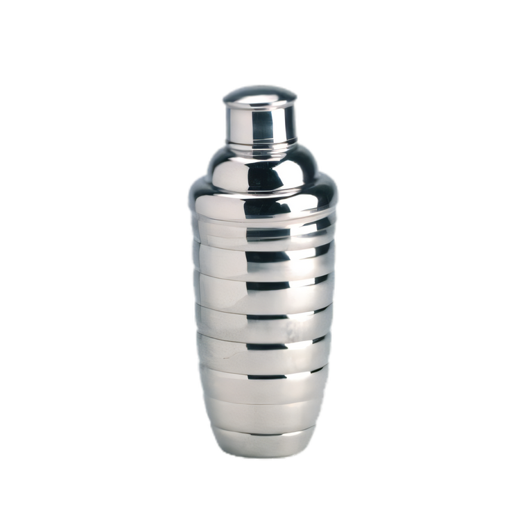 Product image #1 for American Metalcraft Beehive 24 oz 3-Piece Stainless Steel Cocktail Shaker with Jigger Cap