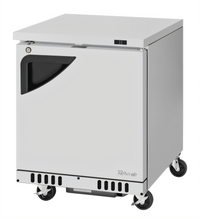 Turbo Air Super Deluxe 27-1/2-Inch One-Section Undercounter Refrigerator, Solid Door, 6.5 Cu. Ft.