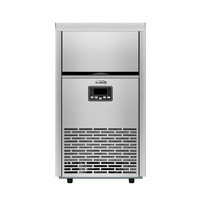 KoolMore Crescent Ice Maker with 99 lb Daily Production and 33 lb Storage Bin