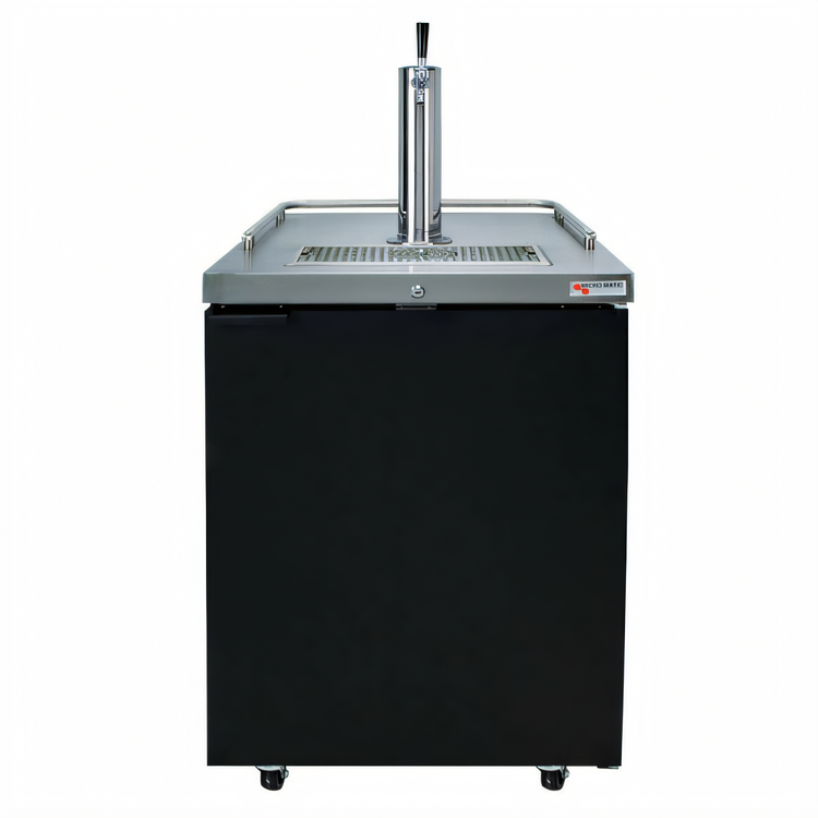 Product image #1 for Pro-Line E-Series 25-Inch Direct Draw Beer Dispenser with Glass Rinser, 1/2 Keg Capacity, Black Exterior