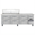 Thumbnail image #1 for Continental Refrigerator RA93N24M-D 93-Inch 3-Section Refrigerated Sandwich Prep Table